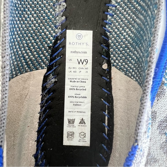 Rothy’s Women RETIRED Grey Spot Round Toe Flats - Picture 8 of 8